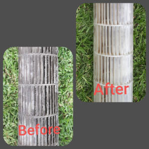 Aircon Maintenance - before and after